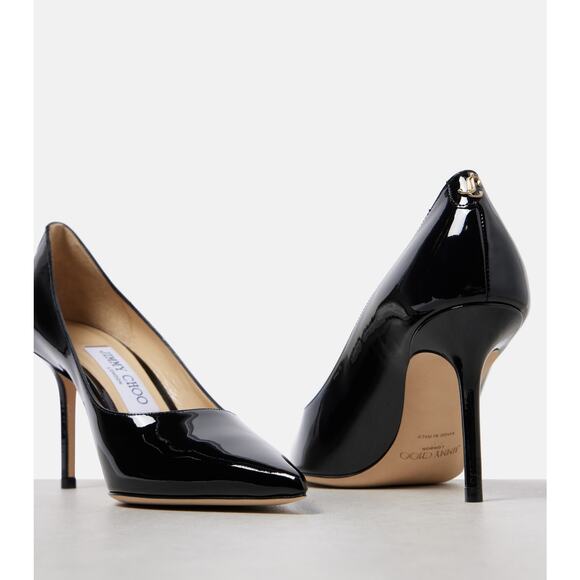 Jimmy Choo Romy 85 Black Patent Leather Pumps – Size 38 EU - Picture 2 of 12